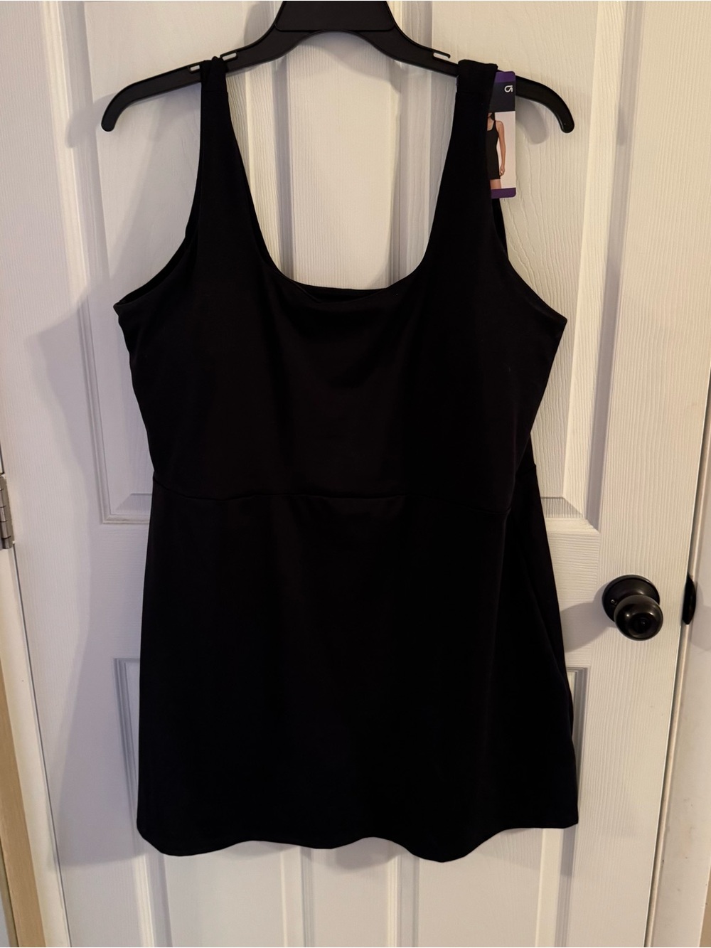 GAP Black Tank Dress with Scoop Neckline